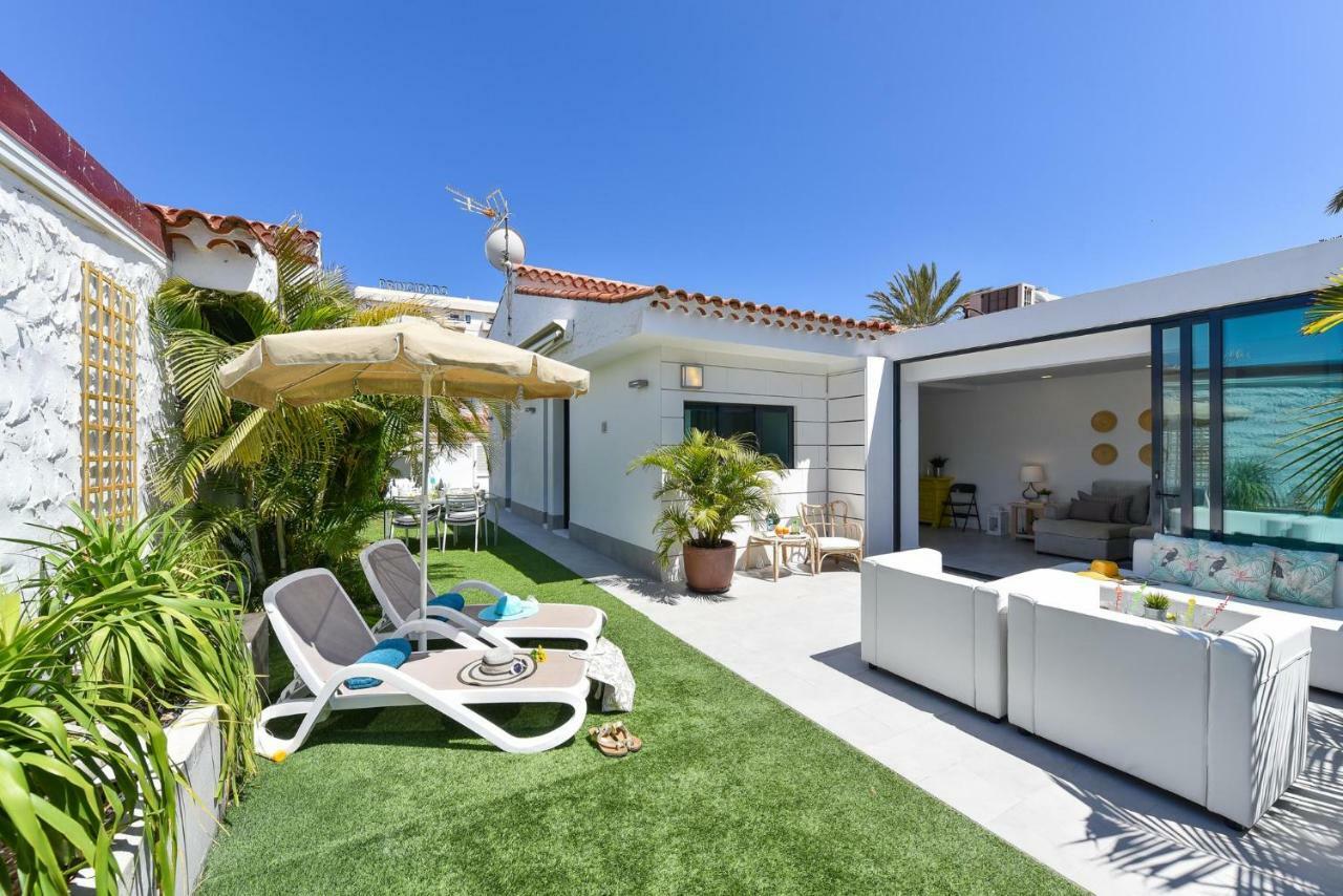 Cozy Bungalow For 6 In Playa Del Ingles Gd04 By Villagrancanaria Exterior foto
